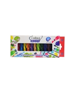 Akrylic paint,Kooky, 15 ml, set 12 cope