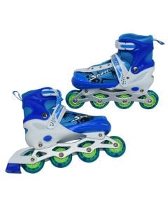 Skate with 4 wheels, No. 39-42, blue