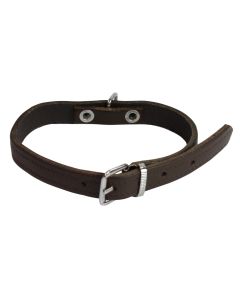 Collar for cat, Cocco, with soft leather
