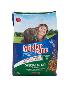 Dog food, Miglior Cane, 4kg, with meat and vegetables