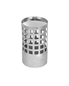 End cup stainless steel for 80mm pipe