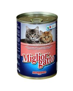 Cat food, Miglior Gatto, 405gr, with salmon