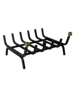 Fire log holder 39x34x20 cm antique brass