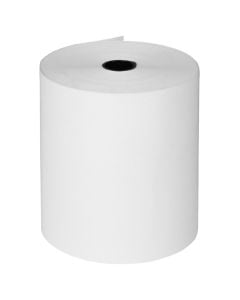 Thermal paper roll for thermal printer, paper, Ø7x8 cm, white, 1 piece