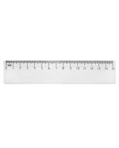 Ruler, plastic, 15x3 cm, miscellaneous, 1 piece