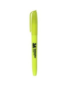 Highlighter pen, 3A, plastic, 16 cm, yellow, 1 piece