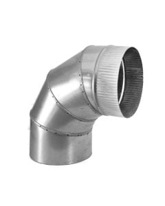 Galvanized elbow Ø250 90°