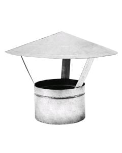 Galvanized chinese chimney cap Ø350