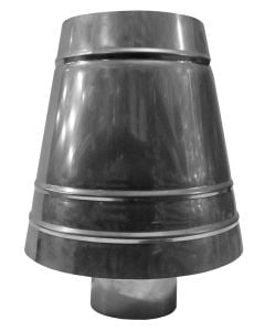 Inox cabana chimney cap Ø200
