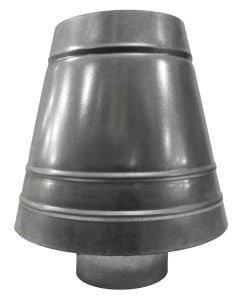 Galvanized cabana chimney cap Ø150