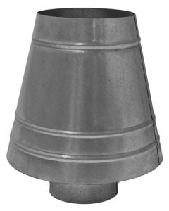 Galvanized cabana chimney cap Ø250