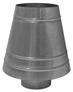 Galvanized cabana chimney cap Ø300