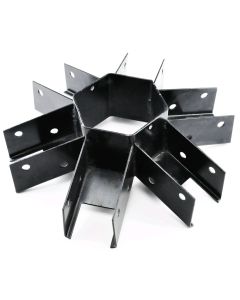 XEHAGONAL KIOSK  BLACK No 6