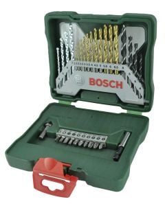 Titanium 30 Piece X-Line Drill & Screwdriver Bit Set , Bosch, 30 pc