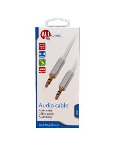 Audio cable, ALL Ride, 3.5 mm, nylon, 1.2 m,  ( AUX )