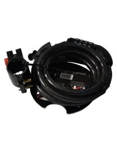 Bicycle securing cable, Otto Top steel, with PVC coating with CODE, Size: 10 X 150 cm