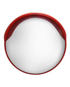 Road mirror, D60 cm, for visibility at high angles.