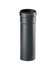 Oven pipe, matt black, 250 x 80 mm