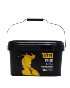 Acrylic paint, Nirlat, Aquanir, first quality, 5 Lt, Base, soluble in 10% water and covers 16 m2 / Lt, in 2 coats