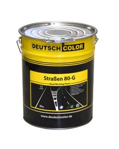 Asphalt paint, Straben 80 G, 30 Kg, yellow