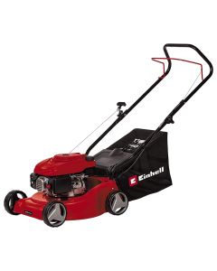Petrol lawn mower, Einhell, GC-PM 40/1, 4-stroke, 79.8 cm³, 40 cm, 25-60 mm, 45 L hopper, 800 m²