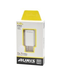 Charger head, Auris, CH08, 5 W, USB input, white