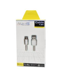 Charging cable, Auris, CB03, USB-Lightning, 1.2 A, 100 cm, white