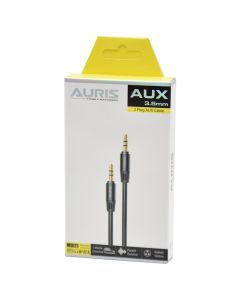 AUX cable, Auris, ARS-AU01, AUX - AUX, 3.5mm, 100 cm, black