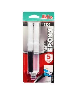 Adhesive with 2 components, Akfix, E350, for metal