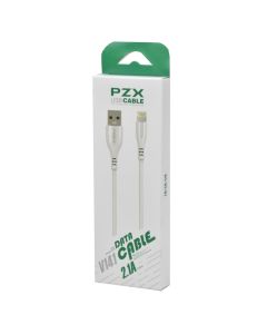 Charging cable, PZX, V141, USB-Lightning, 2.1 A, 100 cm, white