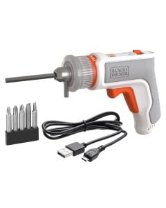 Furniture Screwdriver, Black and Decker, 3.6 V, 1.5 Ah, 5.5 Nm