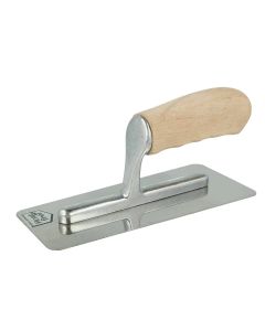 Skating knife, Edelstahl, 200 x 90 x 80 mm, stainless steel, wooden handle