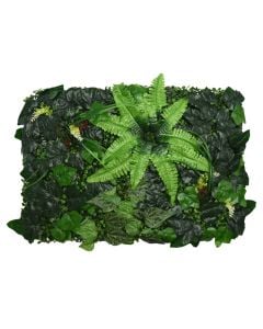 Artificial leaf fence, Giadino Verde, 40x60 cm, green color