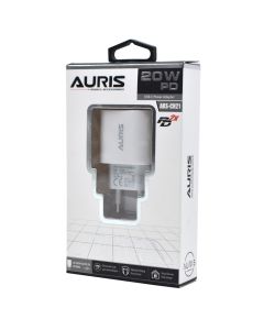 Charger head, Auris, CH21, 20 W, Type-C input, white color