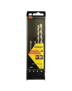 SDS Plus bits, Stanley, 5, 6, 8, 10 mm