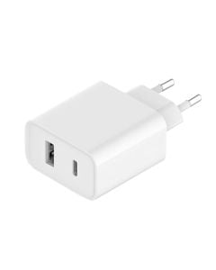 Fast charger, Xiaomi, Type C + Type A, 33 W, 2 ports