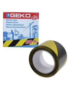 Boundary strip, Geko, 70 mm x 200 m, yellow to black color