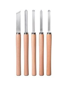 Precision chisels for lathe, KWB, 5 PCS ( LATHE 62838 )