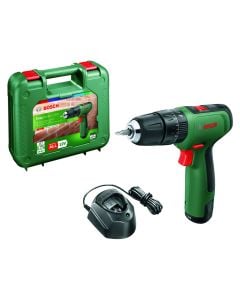 Drill with drums, Bosch, EasyImpact 1200, 12 V, 1 x 1.5 Ah, 30 Nm, 22500 bpm, 10 mm mandrel, 6 mm screw, 8 mm steel, 20 mm wood, 6 mm concrete