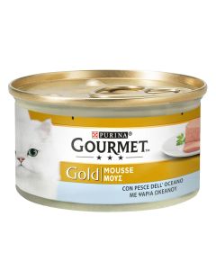 Cat food, Gourmet, Gold, 85 g, fish, Canned