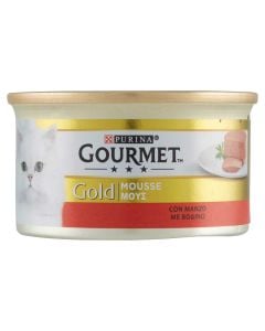 Ushqim per mace, Gourmet, Gold, 85 g, Lope, I koservuar