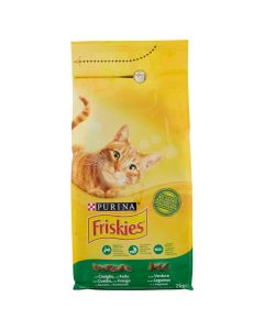 Cat food, Friskies, Adult, 2 kg, rabbit meat and vegetables