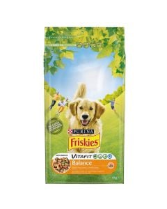 Dog food, Friskies, Balance, 4 kg, chicken and vegetables