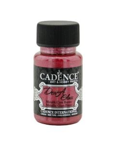 Glass paint, Cadence, Dora metallic paint, red, 50 ml