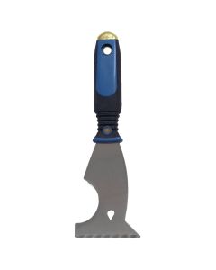 Stainless steel spatula, Color Expert, 60 mm, plastic handle