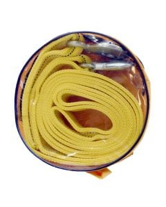 Synthetic towing rope, 5t, yellow color