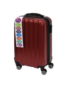 Travel suitcase, Swisstourister, polypropylene, 24", W24 x D39 x H59 cm, red color