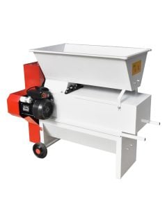 Grape press, 2000 kg/hour, 2 HP, enameled surface, aluminum rollers, 1 piece