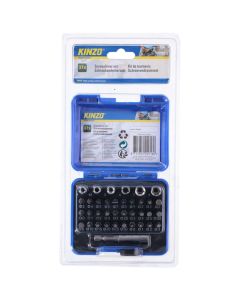 Set of screw heads, Kinzo, 37 pieces