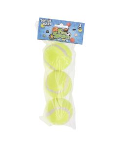 Tennis ball, 3 pieces, Ø6 cm